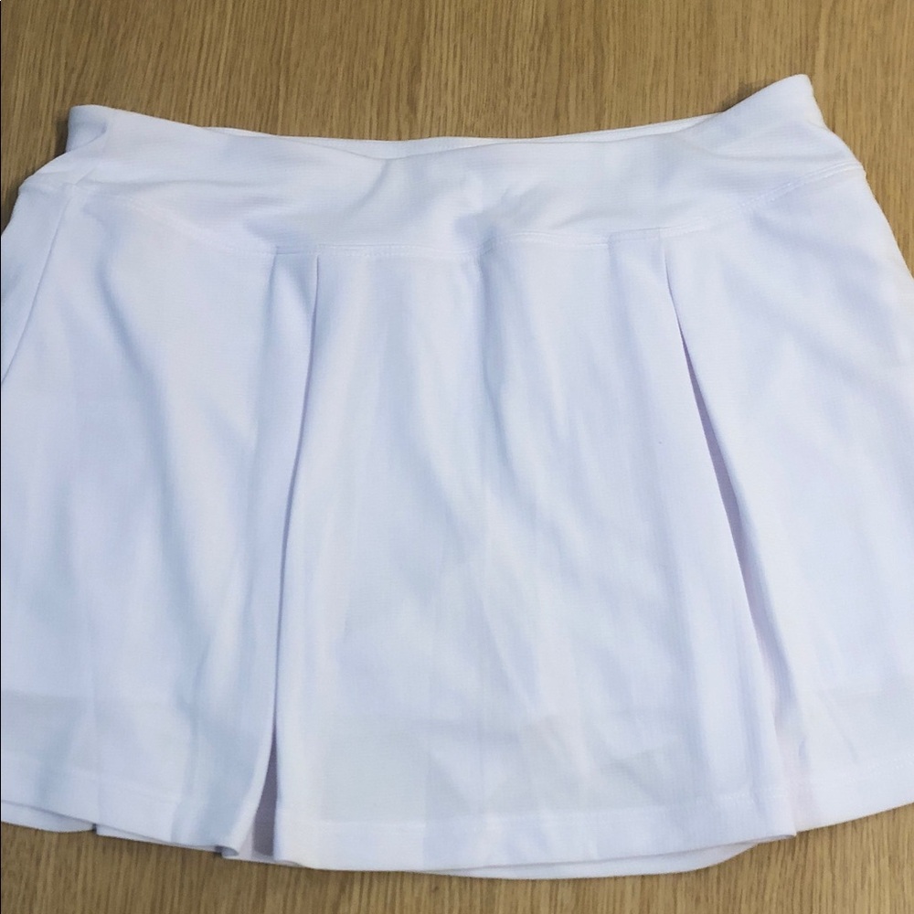 Mimosa White Skater Skirt - Classic Circle Style